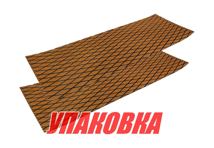 Покрытие палубное EVA, 1900х700х6мм, самоклеящееся, светло-коричневое, тип D, упаковка 2 листа, Marine Rocket (упаковка из 4 шт.)