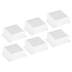 Светильник светодиодный ЭРА Грильято Домино SPO-651-3-4K-W8 8Вт 4000К 84х84мм GL15 100х100 белый | Светильники с внутренним драйвером