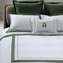Постельное белье Darsena (240 x 220 см) Bianco/Verde Bosco
