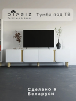 Тумба под телевизор 200 см Ола, 4 двери