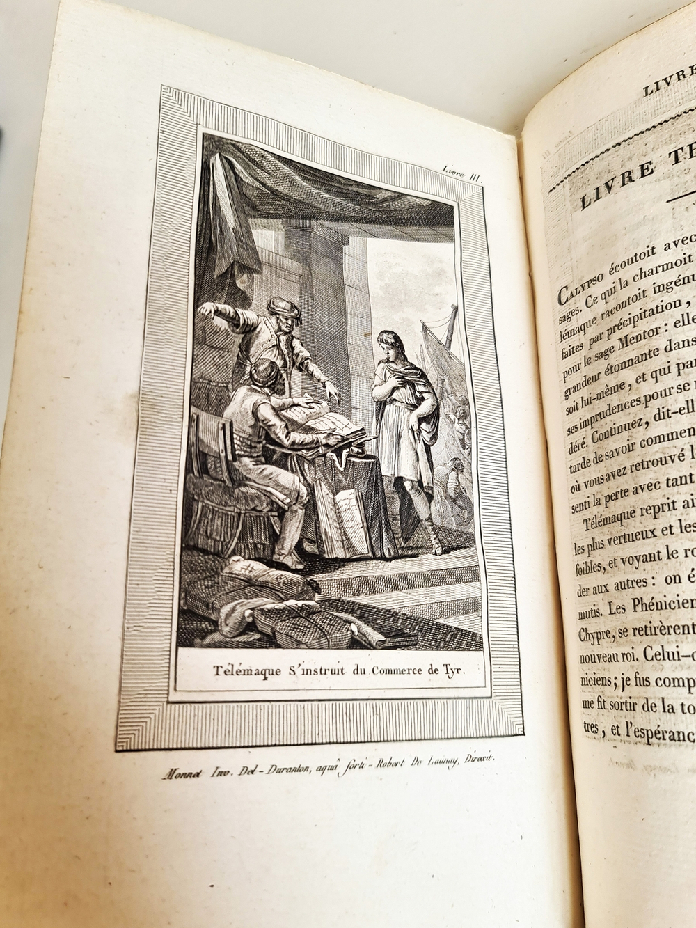 "Les aventures de Telemaque. Tome premier". Par M. de Fenelon. Nouvelle edition. Tome premier.