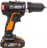 Дрель-шуруповерт аккумуляторная Worx WX367.1 ударная, бесщеточная, набор оснастки 158 пред.