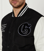Куртка бомбер VERSITY GUESS - черный(M4YL11 WG9S2)