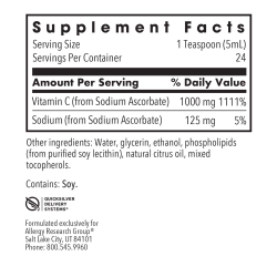 Micro Liposomal C 120 mL Allergy Research Group