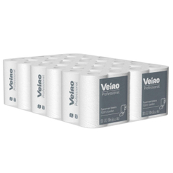 Туалетная бумага в рулонах Veiro Professional Comfort белая двухслойная (48 рулонов по 15 м)