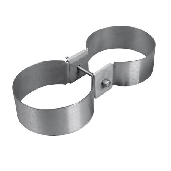 Кольца для спарки BTS нерж.сталь. 140 мм широкие для 5/7/8,5 л пара