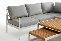 Лаунж зона из алюминия MAYA M белая