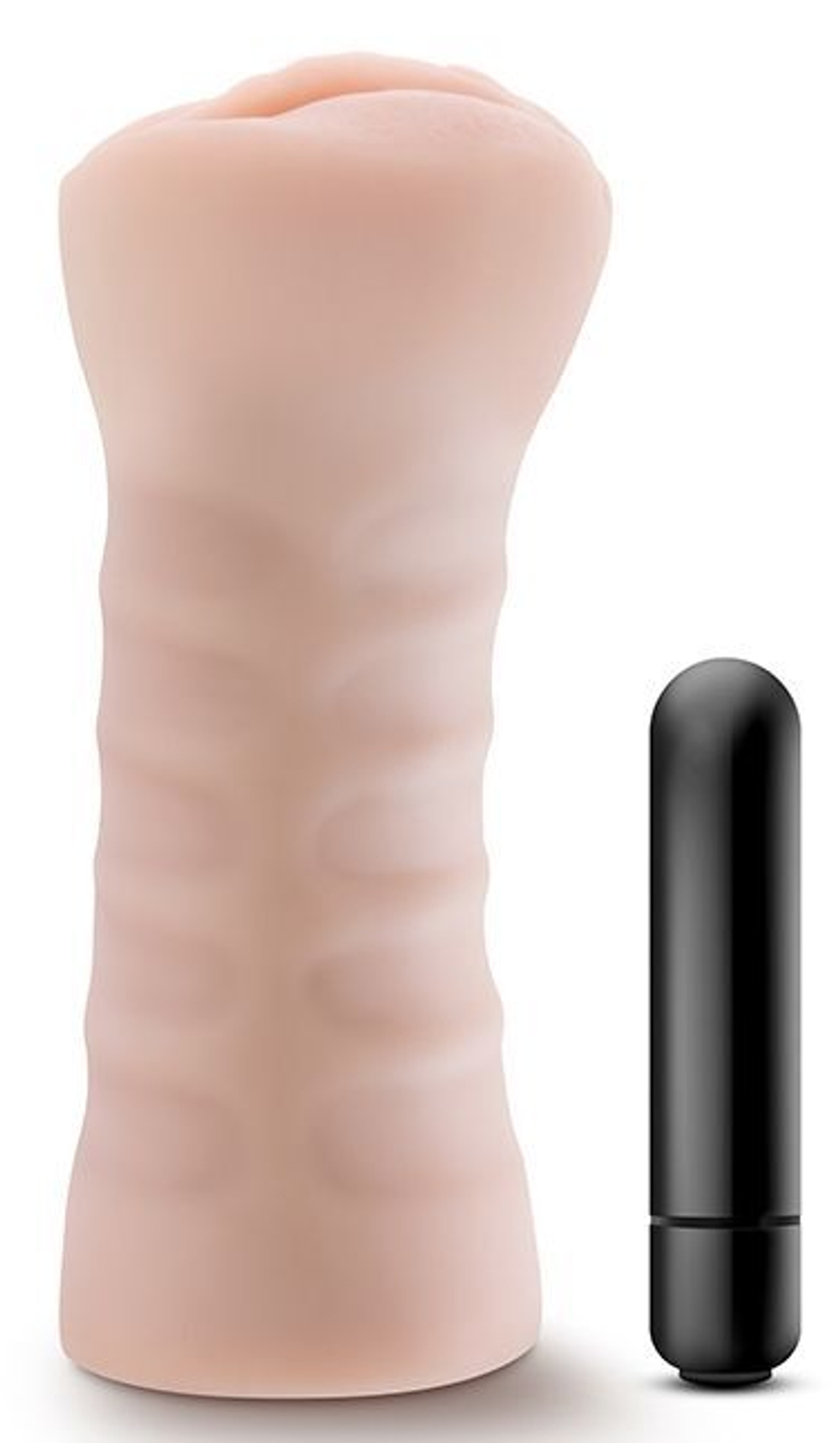 Телесный мастурбатор-вагина с вибропулей Ashley (Цвет: телесный)