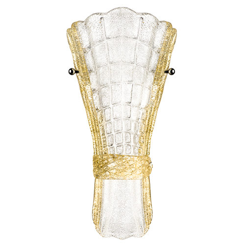 820629 Бра ZUCCHE 2х40W G9 БЕЛЫЙ/ЯНТАРЬ