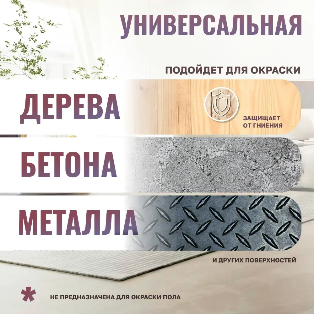 Краска по металлу , краска по дереву и бетону шоколад Витеко 1,8 кг
