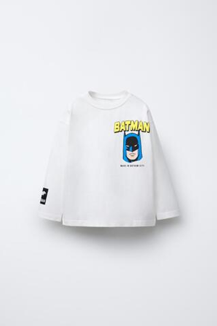 ZARA ФУТБОЛКА С ПРИНТОМ BATMAN © & ™ DC COMICS ©, ЭКРЮ
