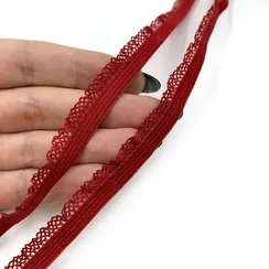 Резинка отделочная темно-красная 11 мм (цв. 101), K-290/11