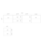 Тумба подвесная ML029L