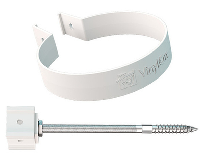 ХОМУТ ТРУБЫ VINYLON с крепежом 160 мм