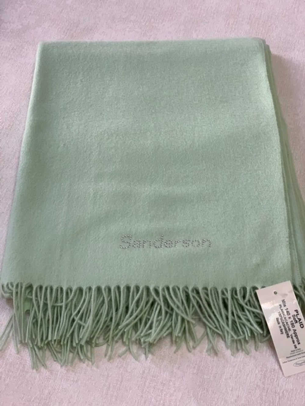 Плед 140х180 Palombella Sanderson Soft мятный