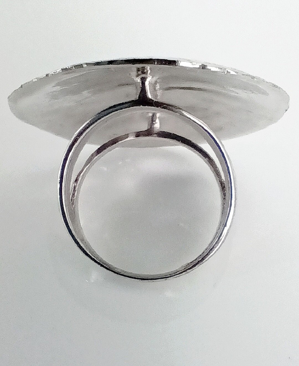 Кольцо Эстерелла, серебро, 925 проба, родированное/Ф