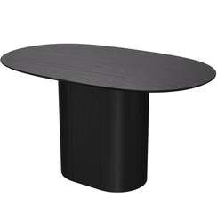 Стол обеденный Type овальный 140*85 см (черный)