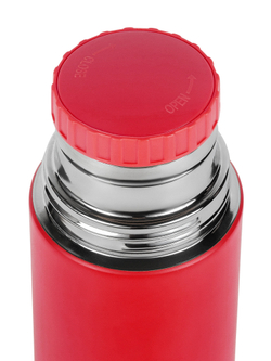 Термос Relaxika 101 (0,35 литра), красный (без лого)