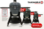 Керамический гриль Takimura 22 дюйма (графит)