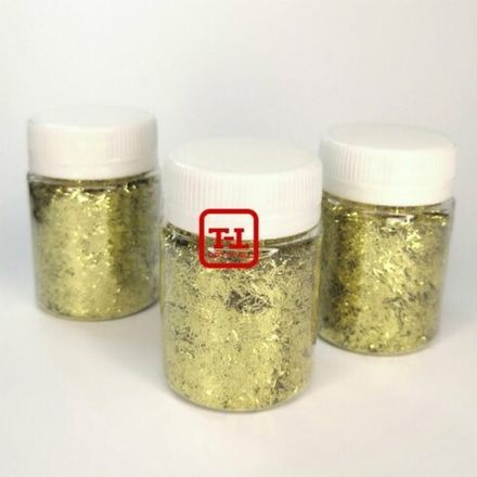 СОЛОМКА 0.1х2.0 - БЛЕСК 902 Золото Gold металлик