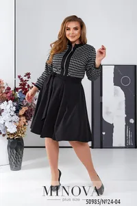 Платье 24-04-черный Minova
