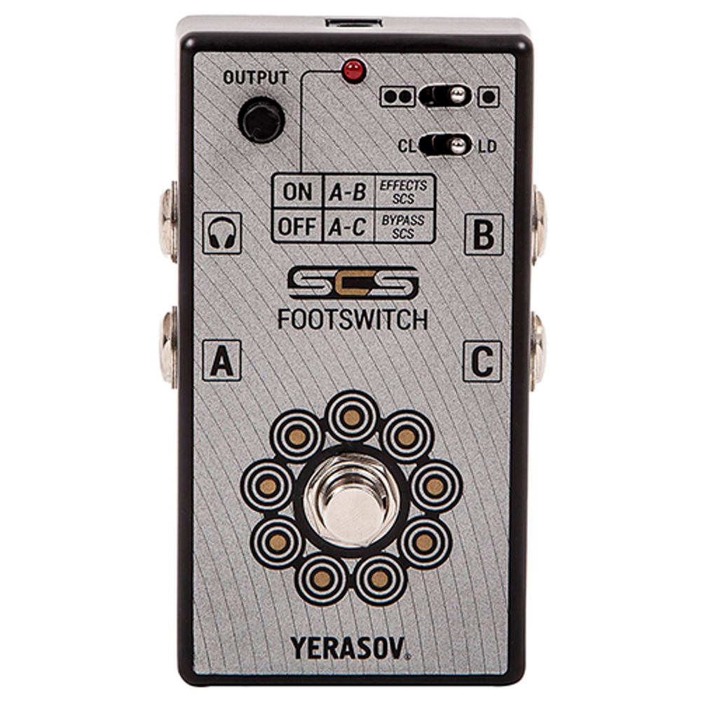 Моделирующая и специальная педаль эффектов Yerasov SCS-FS-12 Footswitch