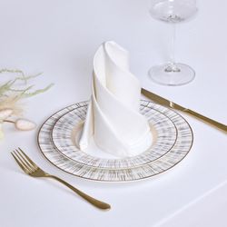 НАБОР САЛФЕТОК ИЗ 6-Х ШТ "КЛАССИКА",35Х35СМ, 100% ХЛОПОК,ТВИЛ