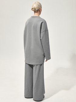 Толстовка "Бетон". Серая