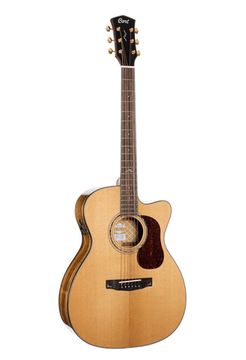Электроакустическая гитара, с чехлом, Cort Gold-OC6-Bocote-NAT Gold Series