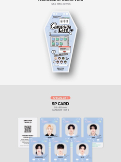 товары ENHYPEN - WORLD COUPON CARD COLLECTION CAMPUS LIFE SPECIAL Version