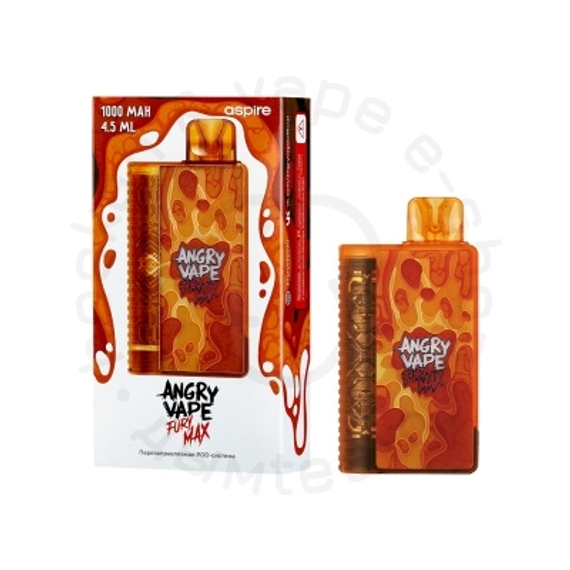 Angry Vape Fury Max, Оранжевый (Orange)