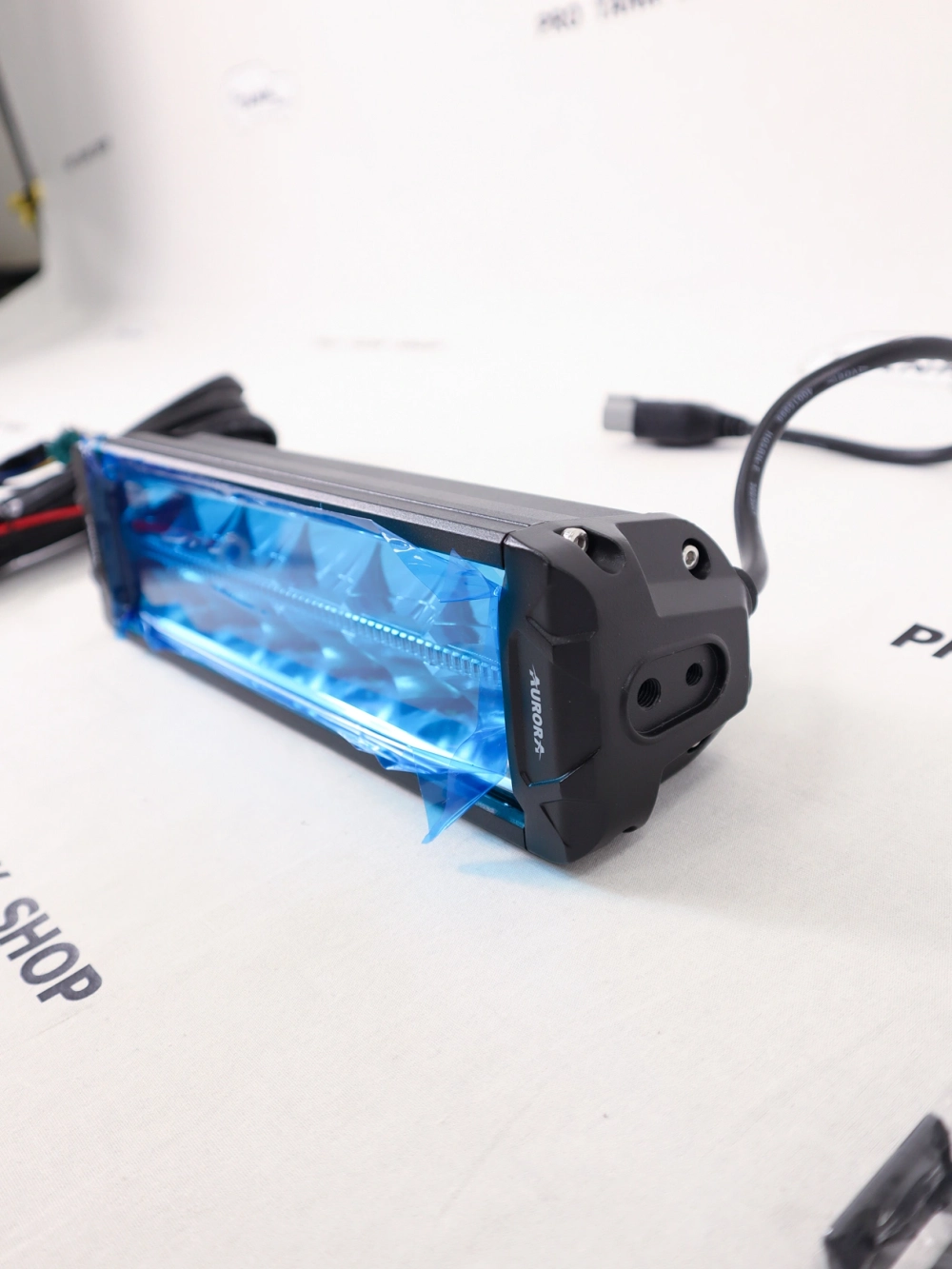 Балка AURORA ALO-P-D10-10-R14Y-AW 10″ 180W + ДХО белый/янтарный