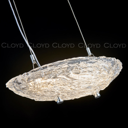 Подвесной светильник Cloyd GREES P1 / шир. 30 см - up - хром (арт.11567)