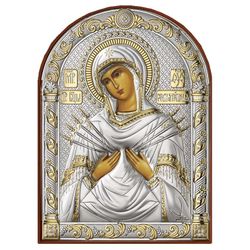 Икона Семистрельной Божьей Матери. Италия.