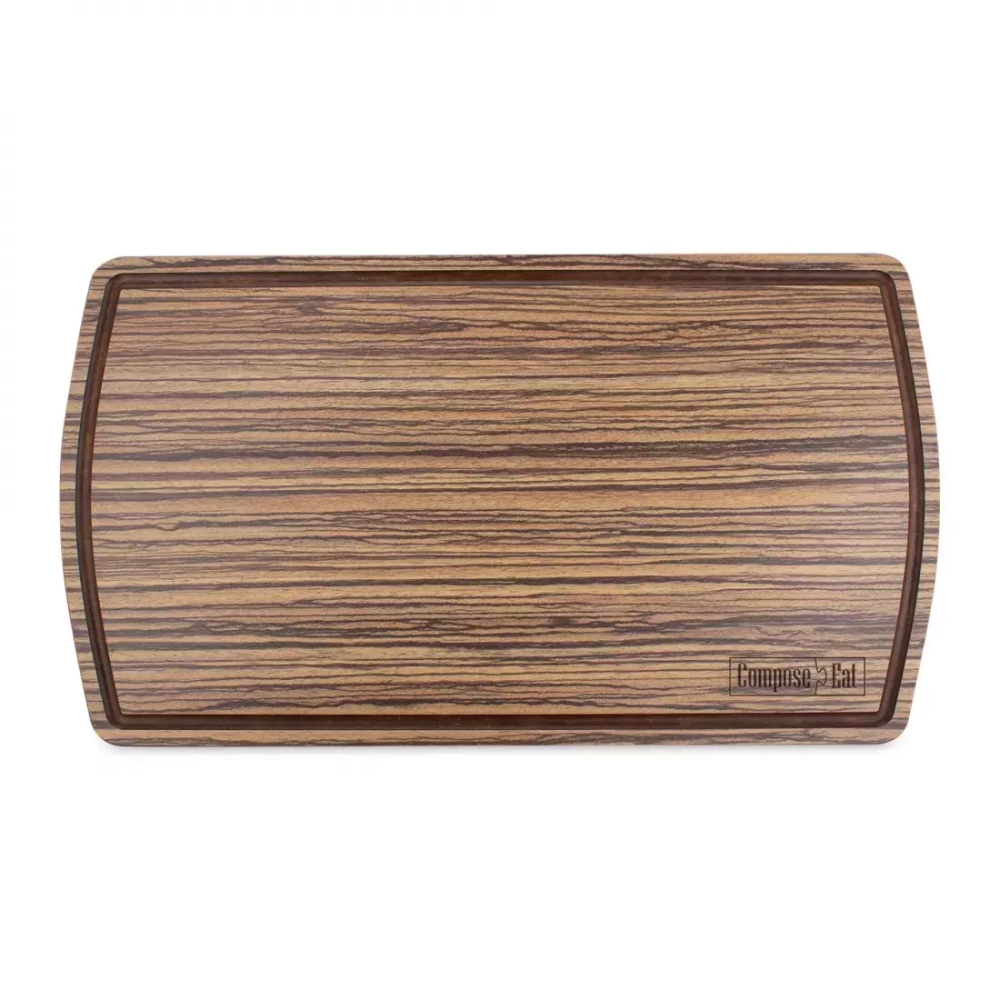 Доска для сервировки 21х37см ComposeEat Fashion зебрано натуральный