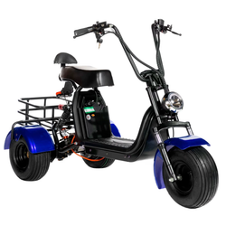 ЭЛЕКТРОСКУТЕР CITYCOCO GT X5 TRIKE 1500W 15AH 48V Синий