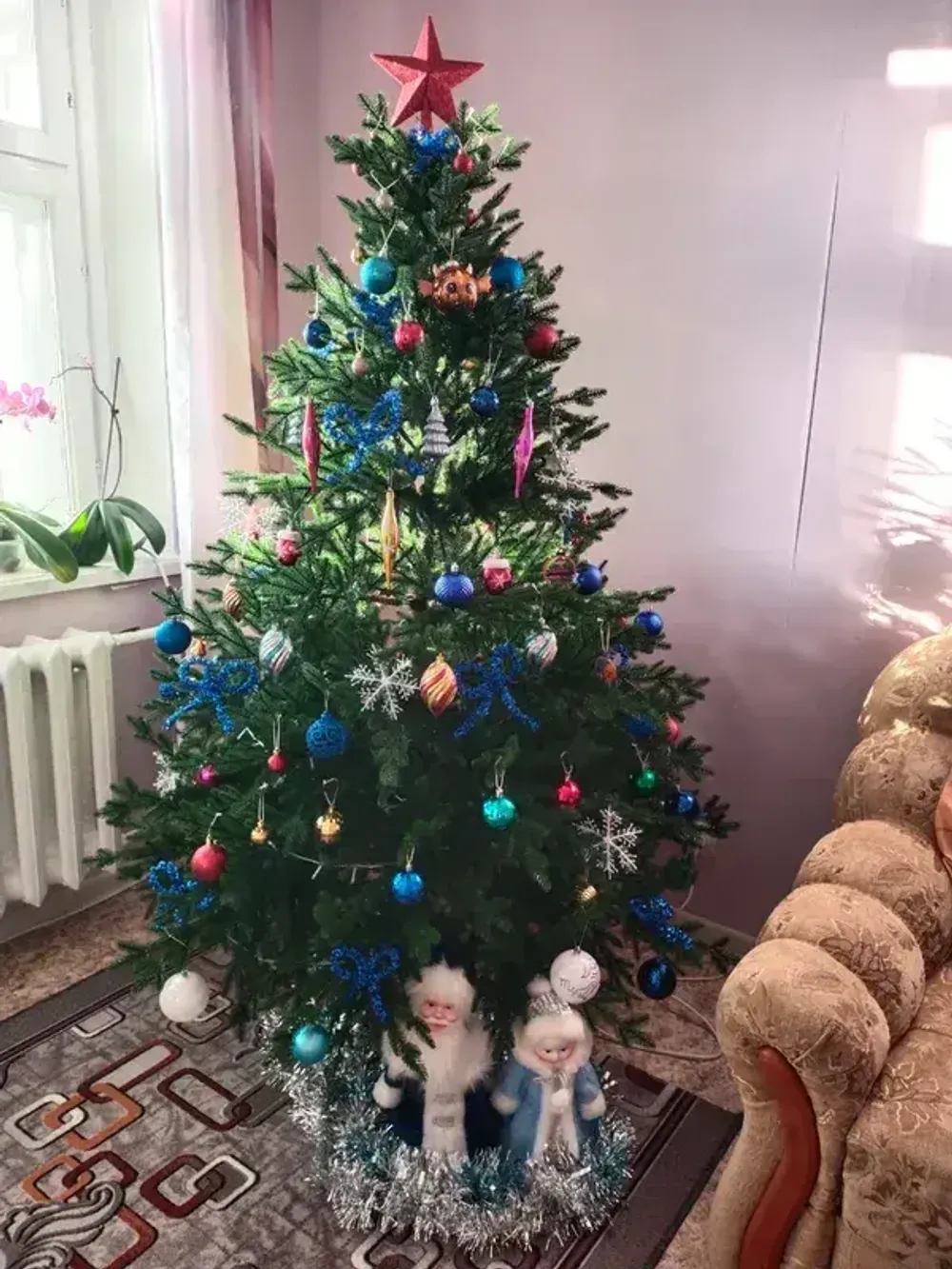 Ель искусственная «Вега» (Литая хвоя) 3 м