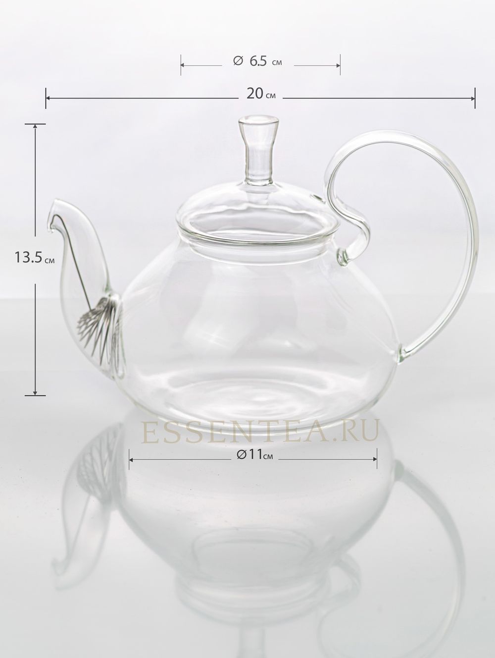 чайник стеклянный без колбы