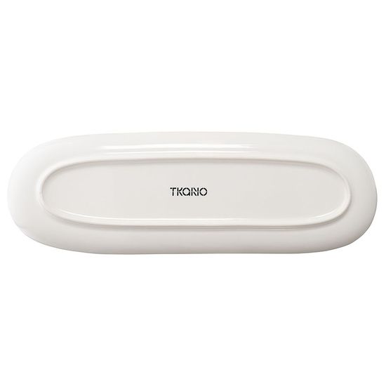 Овальное блюдо белого цвета из коллекции kitchen spirit