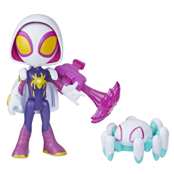 Hasbro Spidey Amazing Friends - Фигурка супергероя Ghost-Spider Web-Spinners / артикул   F8143 F7258  / GTIN 5010996136541