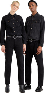 Джинсы Levis 501 Levi's Original CROP BLACK HEART черный