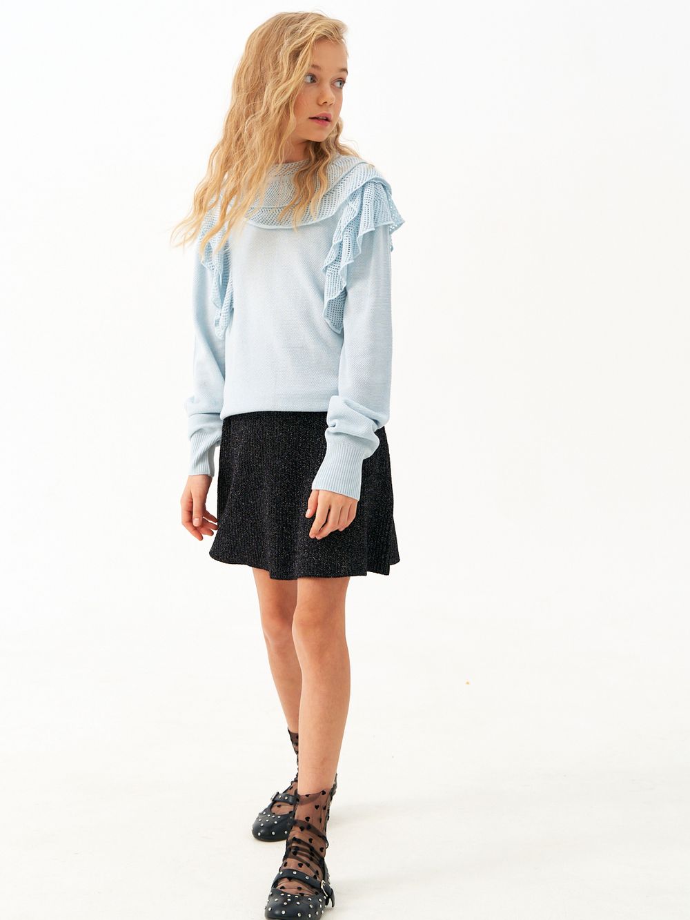 Джемпер для девочки AT1272 голубой