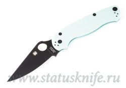 Нож Spyderco C81GPTLBK2 Paramilitary 2 Black S90V Teal G-10фотография - 1