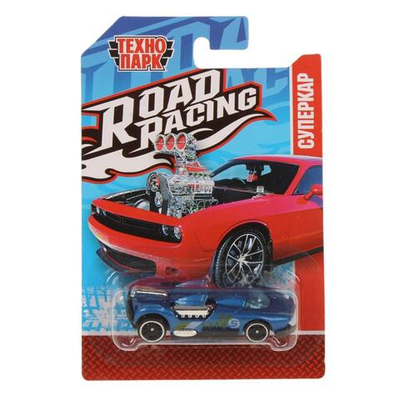 Модель ин. мет. "Road Racing Суперкар" 7,5см. в ассорт. блистер RR-7-0002-R (Технопарк)