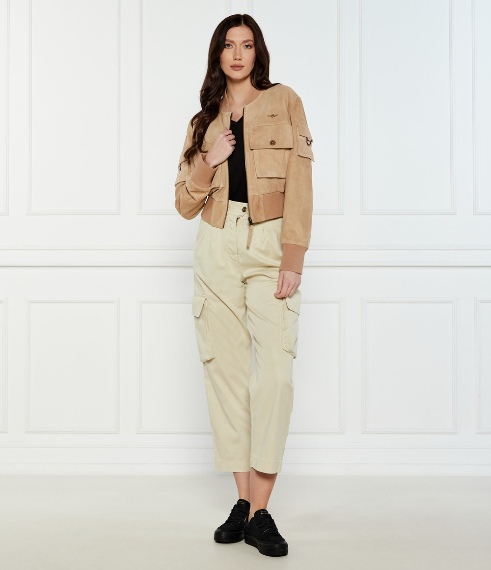 Кожаная куртка Aeronautica Militare - бежевый(PN6045DPL264)