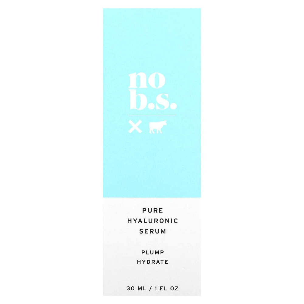 No BS Skincare, чистая гиалуроновая сыворотка, 30 мл (1 жидк. унция)