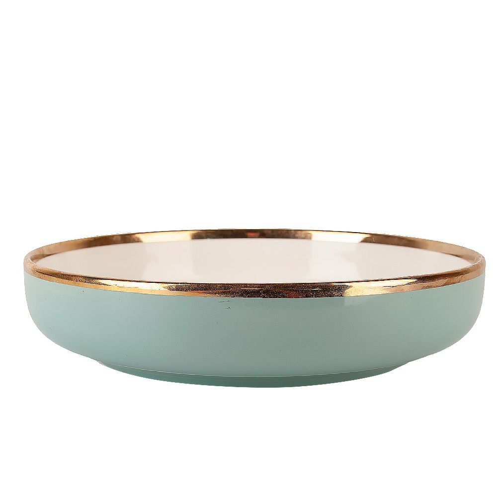 Тарелка "Royal line. Mint" 21,5*21,5*4,5см. (min6) (транспортная упаковка)