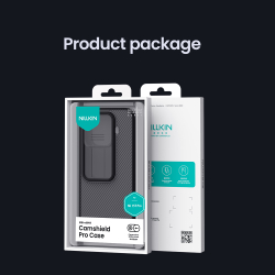 Чехол тонированный с защитной шторкой для камеры на Xiaomi 15T Pro, серия CamShield Pro Case (Transparent black) от Nillkin