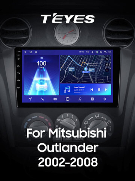 Teyes CC2 Plus 9" для Mitsubishi Outlander 1, Airtrek  2002-2008