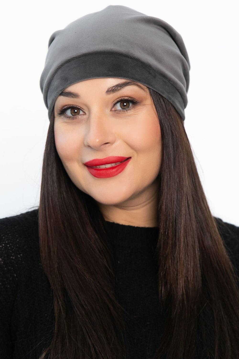 Чалма с бантом (серая) ЧБ8-23М LT Collection